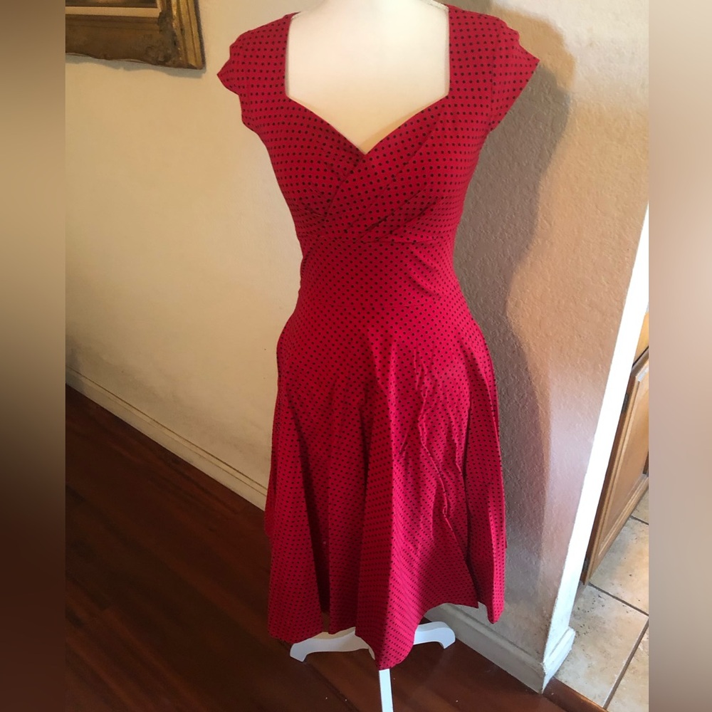 Elegant Red Women's Dress by Gown Town